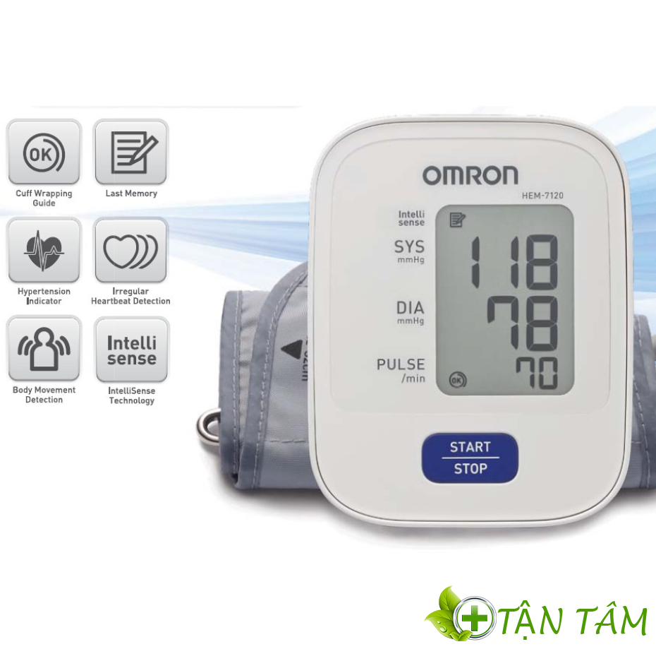 Tính năng ưu việt không thể bỏ qua khi sử dụng máy đo huyết áp Omron 7120