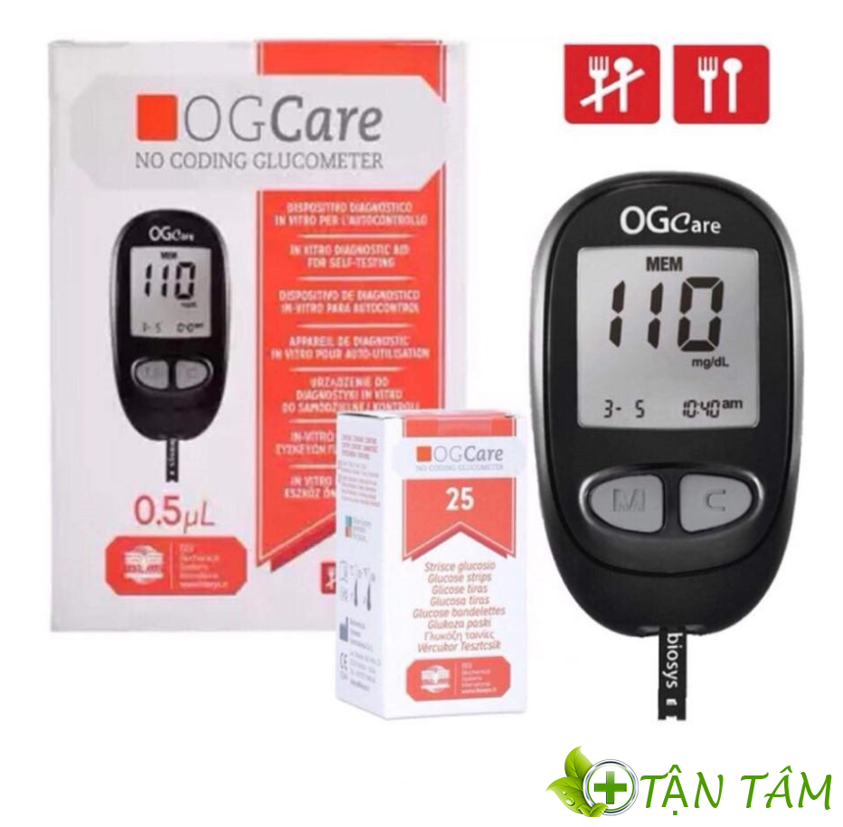 Một số lưu ý khi dùng máy đo đường huyết OGCare