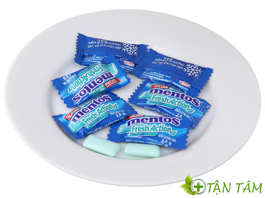 Mannitol thường được sử dụng trong kẹo cao su để tạo cho người dùng cảm giác mát mẻ và thích thú hơn